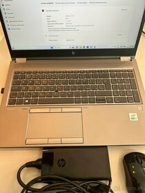 Predám notebook HP ZBook Fury 15 G7 s príslušenstvom - 1