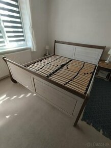 Manželská posteľ 180x 200 + rošty - 1