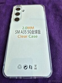 Cover zadný na Samsung A15 a A35 priesvitný