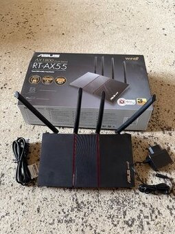ZNÍŽENÁ CENA  - Asus RT-AX55 AX1800 Mbps Dual-band WiFi 6