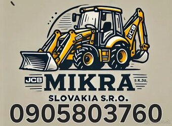 Výkopové práce traktorbagrom JCB 3CX