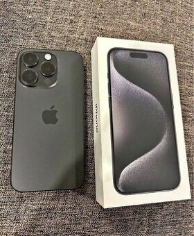 IPhone 15 Pro 256GB Černý Titan (NOVÝ)