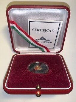 Zlatá investičná minca 0,5g 5000Ft Erkel Ferenc 2010 PROOF