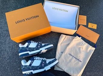 Louis Vuitton tenisky blue komplet balenie