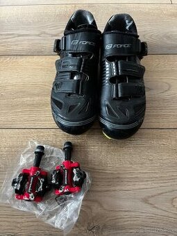 MTB tretry+pedále