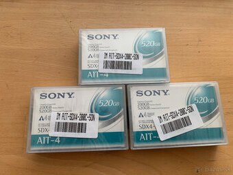 Predám dátovú pásku Sony AIT-4 SDX4-200C 200/520GB