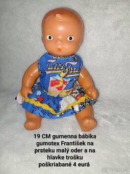Retro bábika gumotex František