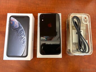 iPhone XR 128G GB Black – TOP stav, puzdra + kábel ZDARMA