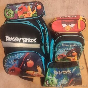 Školská taška + pomôcky ANGRY BIRDS