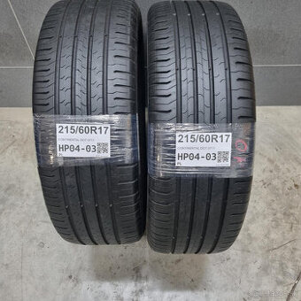 Letné pneumatiky 215/60 R17 CONTINENTAL