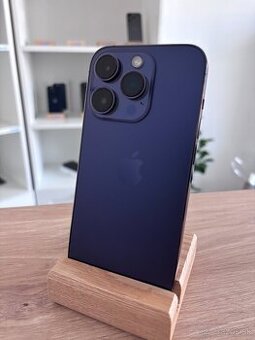 iPhone 14 Pro 256GB Deep Purple - ako nový, 100% batéria