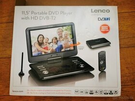 Prenosny DVD + DBV-T2 prehravac LENCO 1273 HD