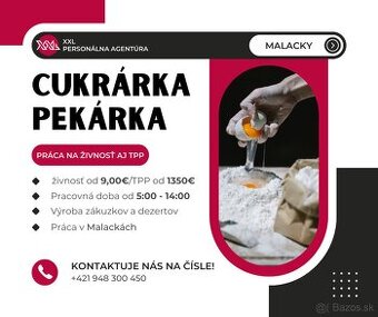 Cukrár/ka - Pekár/ka - Pokladník/Výdajca stravy