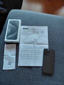iPhone 15 Pro Max 256GB Black Titanium v záruke do 5.8.2026