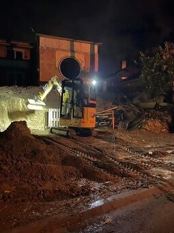 Zemné, výkopové a demolačné práce minibagrom