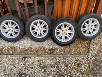 Predám originál Peugeot elektróny s pneumatikami-195/65 R15