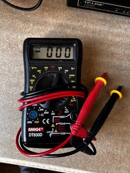 Digitálny multimeter DT830D – plne funkčný
