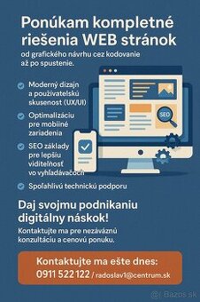 WEB design a optimalizácia SEO - 1