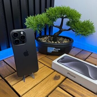 🔵  iPhone 15 Pro 128 GB Black Titanium | Záruka 1 Rok