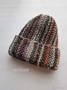 SET vlnených čiapok STRIPS