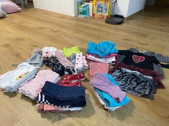 Balik oblečenia dievčatko - veľkost 86-92