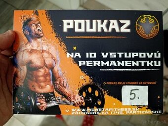 Permanentka Moneta fitness