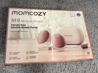 Odsávačka mlieka Momcozy M9 Hands-Free Red