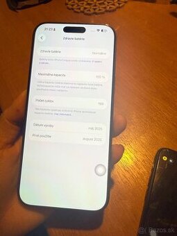 📱 iPhone 16 Pro Max 256GB – Zlatá farba – Ako nový