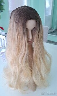 Blond ombre vlnitá parochňa