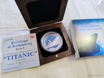 Remembering The RMS Titanic, 3 Oz 2021, Antique Standard