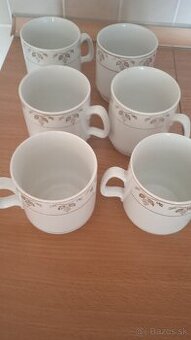 Retro hrnčeky Made in Czechoslovakia