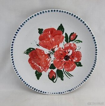 Starý maĺovaný tanier za 2 euro