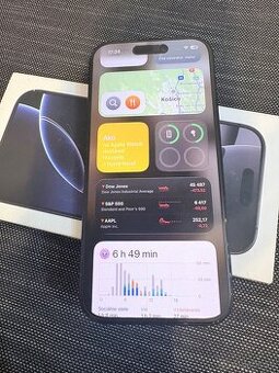 iPhone 16 Pro 256GB cierny,98% bateria