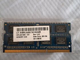 Ram DDR3 2GB+1GB DO NOTEBOOKU - 1