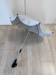 NEW BABY Slnečník/dáždnik (svetlo sivý)