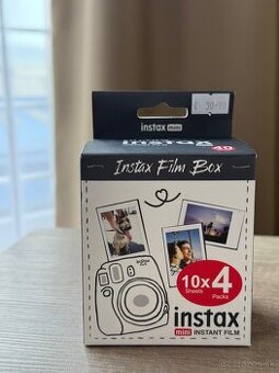 NOVÝ FUJIFILM INSTAX MINI 40ks fotopapiera