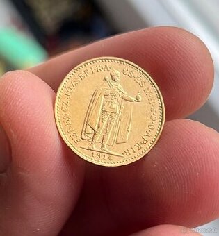 Vzacna 10 korona 1914 KB