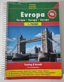 Predám mapu Európa mierka 1:750000