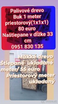 Palivové drevo celoročne,