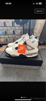 Jordan retro 4 white cement