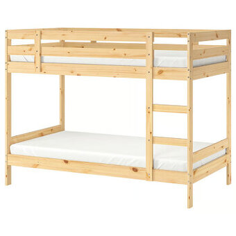 IKEA MYDAL - drevený rám detskej poschodovej postele