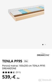 Penovy matrac Dreamzone PF95 1600x200cm