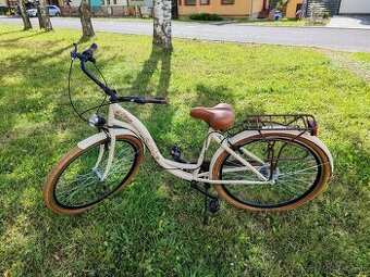 Dámsky Retro Bicykel LAVIDA Krémový 28"