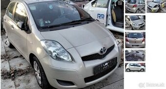 Toyota Yaris 1.33 VVTI 2010 predám DVERE, MOTOR 1NR-FE, RIAD