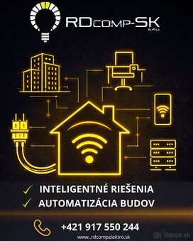 Smart elektroinštalácia, kamerový systém, fotovoltika