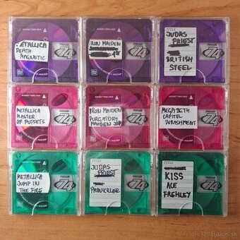 Maxell - MD 74 min / Minidisc / Balík No4 / 9ks / použité