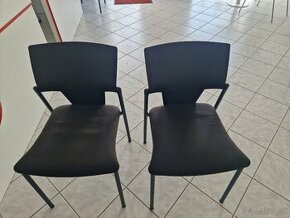 6 ks čierne stoličky