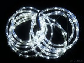 2x LED svetelná hadica-teplé biele svetlo