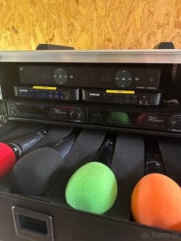 Rack 16U s Bezdrôtovými Mikrofónmi