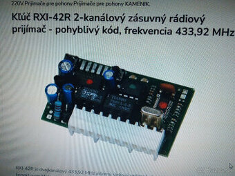Prijimač dalkoveho KEY